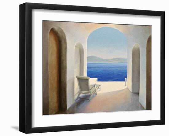 Santorini 9-Trevor Neal-Framed Giclee Print