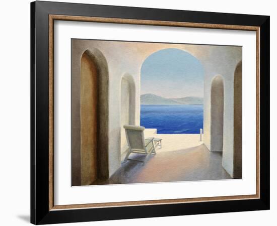 Santorini 9-Trevor Neal-Framed Giclee Print