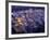 Santorini at Night, Greece-Walter Bibikow-Framed Photographic Print