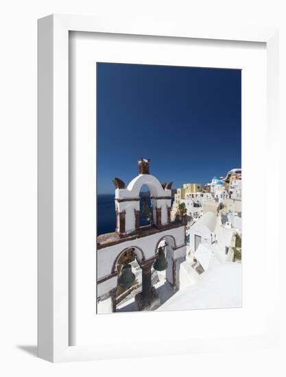 Santorini, Cyclades, Greek Islands, Greece, Europe-Sakis Papadopoulos-Framed Photographic Print