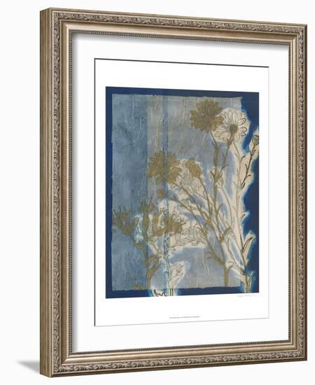 Santorini Floral I-Megan Meagher-Framed Art Print