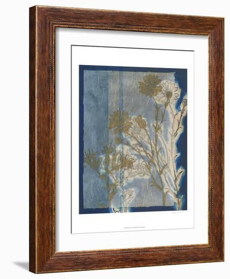 Santorini Floral I-Megan Meagher-Framed Art Print