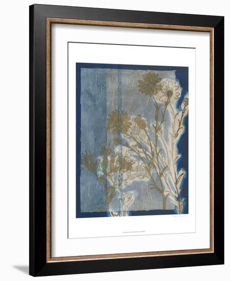 Santorini Floral I-Megan Meagher-Framed Art Print