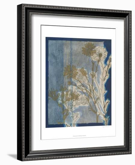 Santorini Floral I-Megan Meagher-Framed Art Print