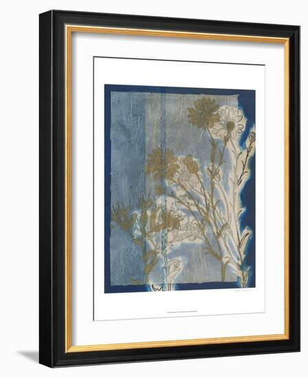 Santorini Floral I-Megan Meagher-Framed Art Print