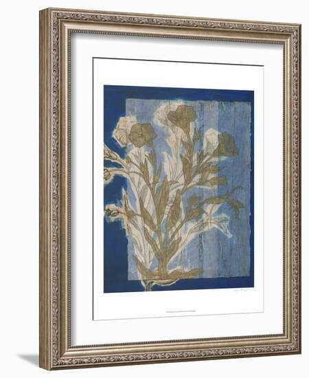 Santorini Floral II-Megan Meagher-Framed Art Print