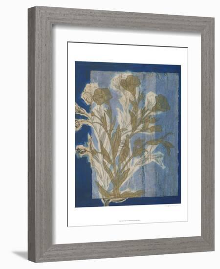 Santorini Floral II-Megan Meagher-Framed Art Print