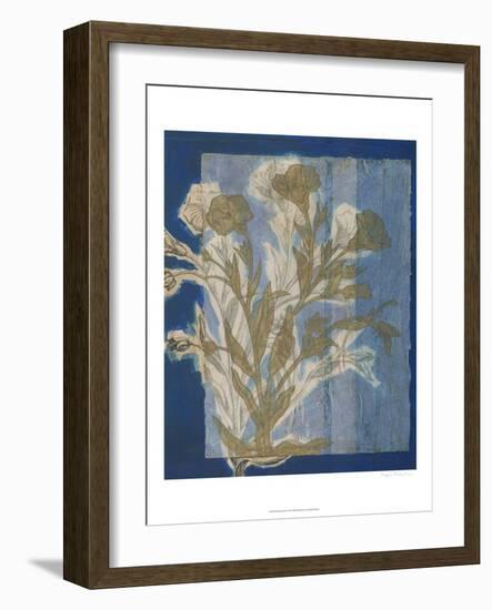 Santorini Floral II-Megan Meagher-Framed Art Print