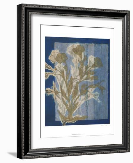 Santorini Floral II-Megan Meagher-Framed Art Print