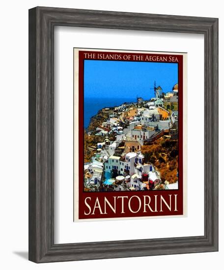 Santorini Greece 1-Anna Siena-Framed Giclee Print