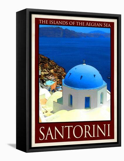 Santorini Greece 2-Anna Siena-Framed Premier Image Canvas