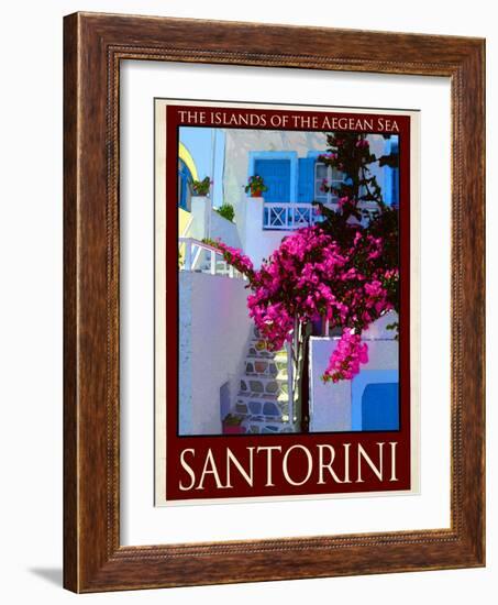 Santorini Greece 3-Anna Siena-Framed Giclee Print