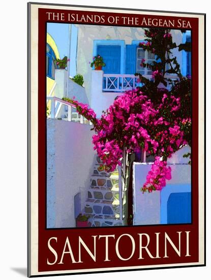 Santorini Greece 3-Anna Siena-Mounted Giclee Print