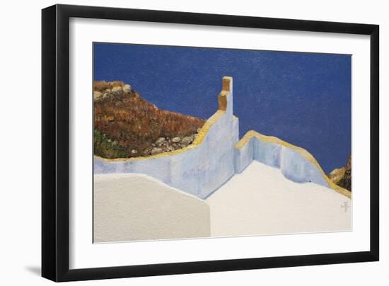 Santorini I, 2010-Trevor Neal-Framed Giclee Print