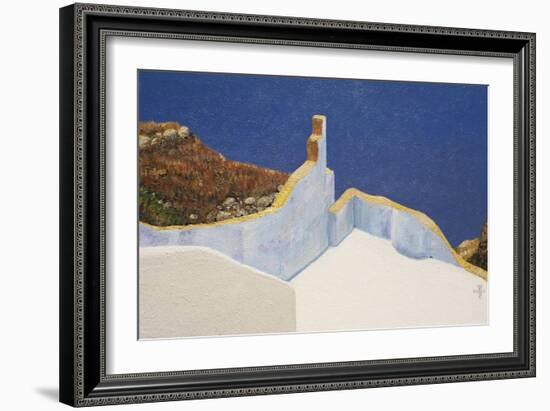 Santorini I, 2010-Trevor Neal-Framed Giclee Print