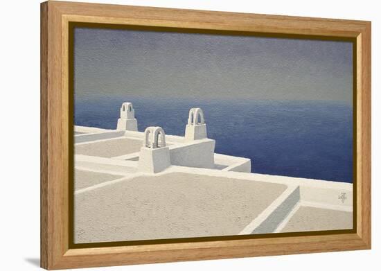 Santorini II, 2010-Trevor Neal-Framed Premier Image Canvas