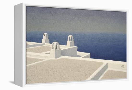 Santorini II, 2010-Trevor Neal-Framed Premier Image Canvas