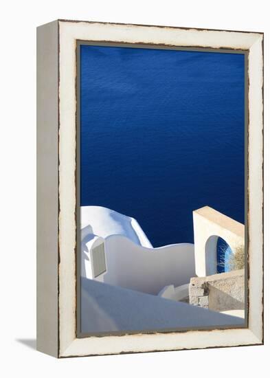 Santorini II-Sara Zieve Miller-Framed Stretched Canvas