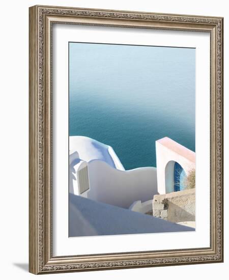 Santorini II-Sara Zieve Miller-Framed Art Print