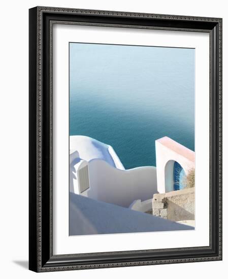 Santorini II-Sara Zieve Miller-Framed Art Print