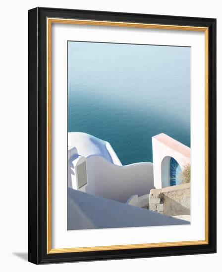 Santorini II-Sara Zieve Miller-Framed Art Print