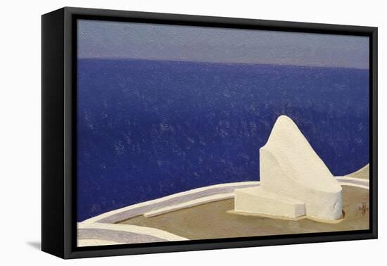 Santorini IIII, 2010-Trevor Neal-Framed Premier Image Canvas