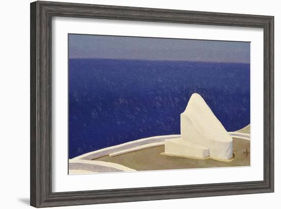 Santorini IIII, 2010-Trevor Neal-Framed Giclee Print