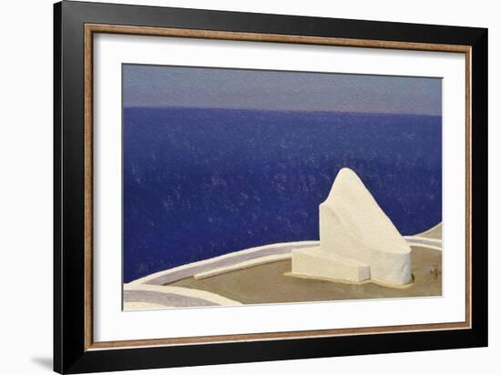 Santorini IIII, 2010-Trevor Neal-Framed Giclee Print