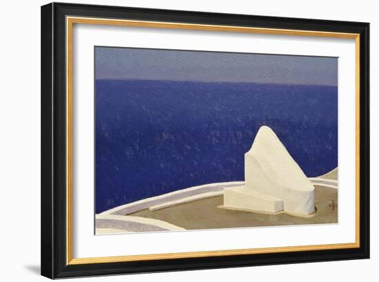 Santorini IIII, 2010-Trevor Neal-Framed Giclee Print