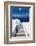 Santorini, stairs with a view to the sea and Caldera, Santorini, Cyclades, Greek Islands, Greece-Sakis Papadopoulos-Framed Photographic Print