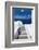 Santorini, stairs with a view to the sea and Caldera, Santorini, Cyclades, Greek Islands, Greece-Sakis Papadopoulos-Framed Photographic Print