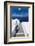 Santorini, stairs with a view to the sea and Caldera, Santorini, Cyclades, Greek Islands, Greece-Sakis Papadopoulos-Framed Photographic Print