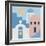 Santorini Summer II Sq-Moira Hershey-Framed Art Print