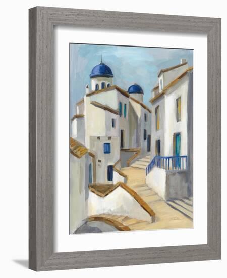 Santorini View II-Silvia Vassileva-Framed Art Print