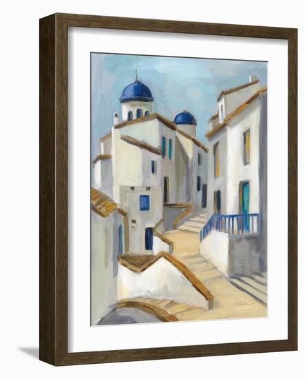 Santorini View II-Silvia Vassileva-Framed Art Print