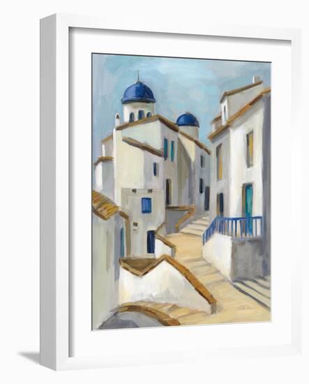 Santorini View II-Silvia Vassileva-Framed Art Print