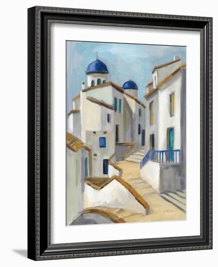 Santorini View II-Silvia Vassileva-Framed Art Print