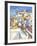 Santorini-Luigi Florio-Framed Art Print