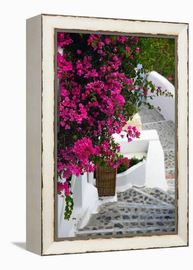 Santorini-mikdam-Framed Premier Image Canvas