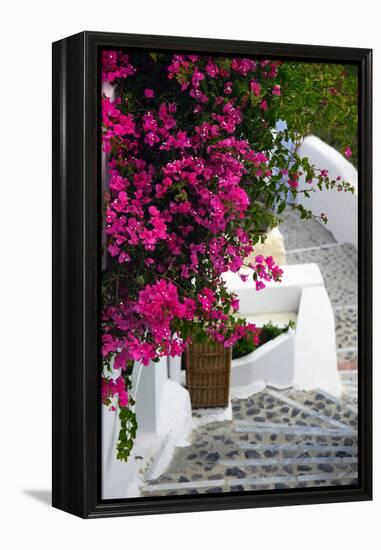 Santorini-mikdam-Framed Premier Image Canvas