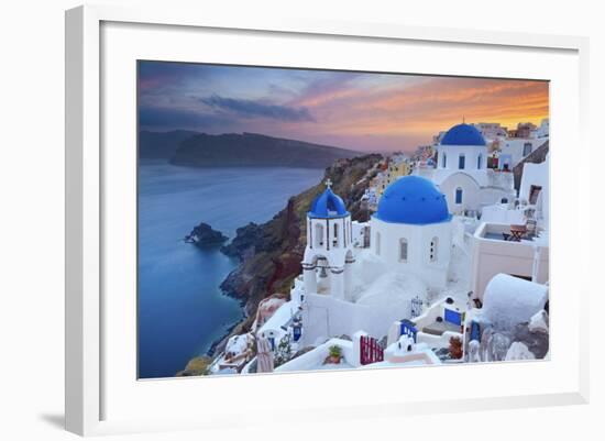 Santorini.-rudi1976-Framed Photographic Print