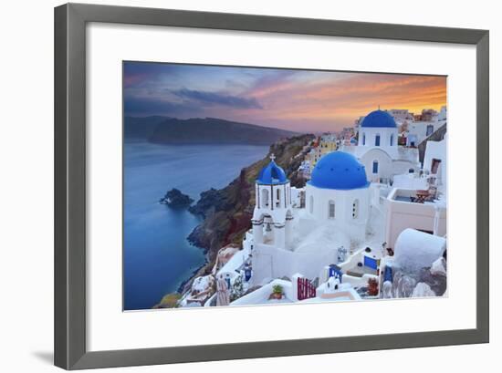 Santorini.-rudi1976-Framed Photographic Print