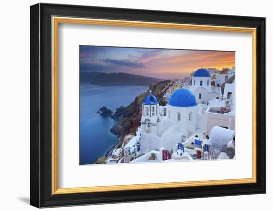 Santorini.-rudi1976-Framed Photographic Print