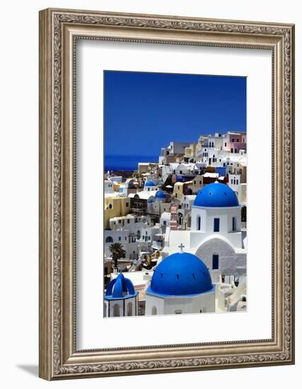 Santorini-mikdam-Framed Photographic Print