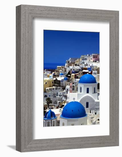 Santorini-mikdam-Framed Photographic Print