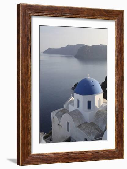 Santorini-Chris Bliss-Framed Photographic Print