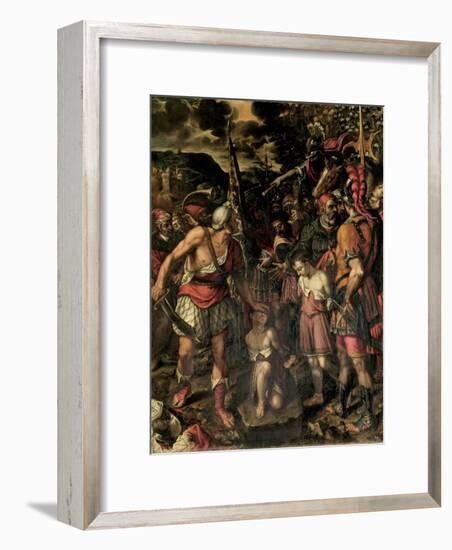 Santos Ninos Justo Y Pastor-Alonso Sanchez Coello-Framed Premium Giclee Print