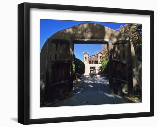 Santuario De Chimayo Lourdes of America Church, Chimayo, New Mexico, USA-Michael Snell-Framed Photographic Print