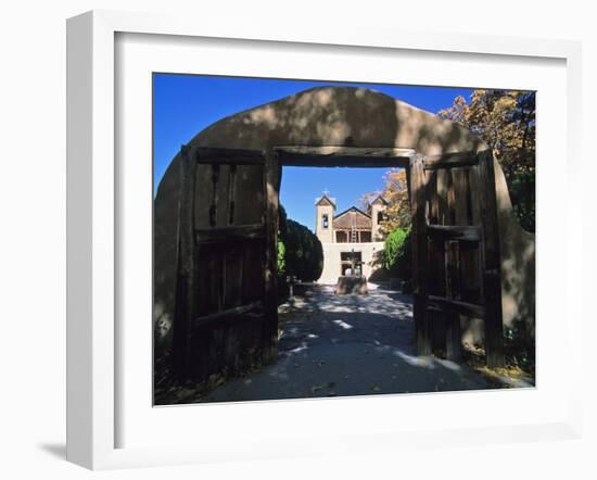 Santuario De Chimayo Lourdes of America Church, Chimayo, New Mexico, USA-Michael Snell-Framed Photographic Print