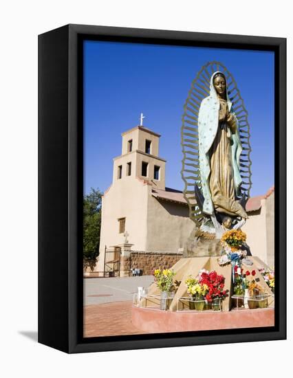 Santuario De Guadalupe Church, Santa Fe, New Mexico, United States of America, North America-Richard Cummins-Framed Premier Image Canvas